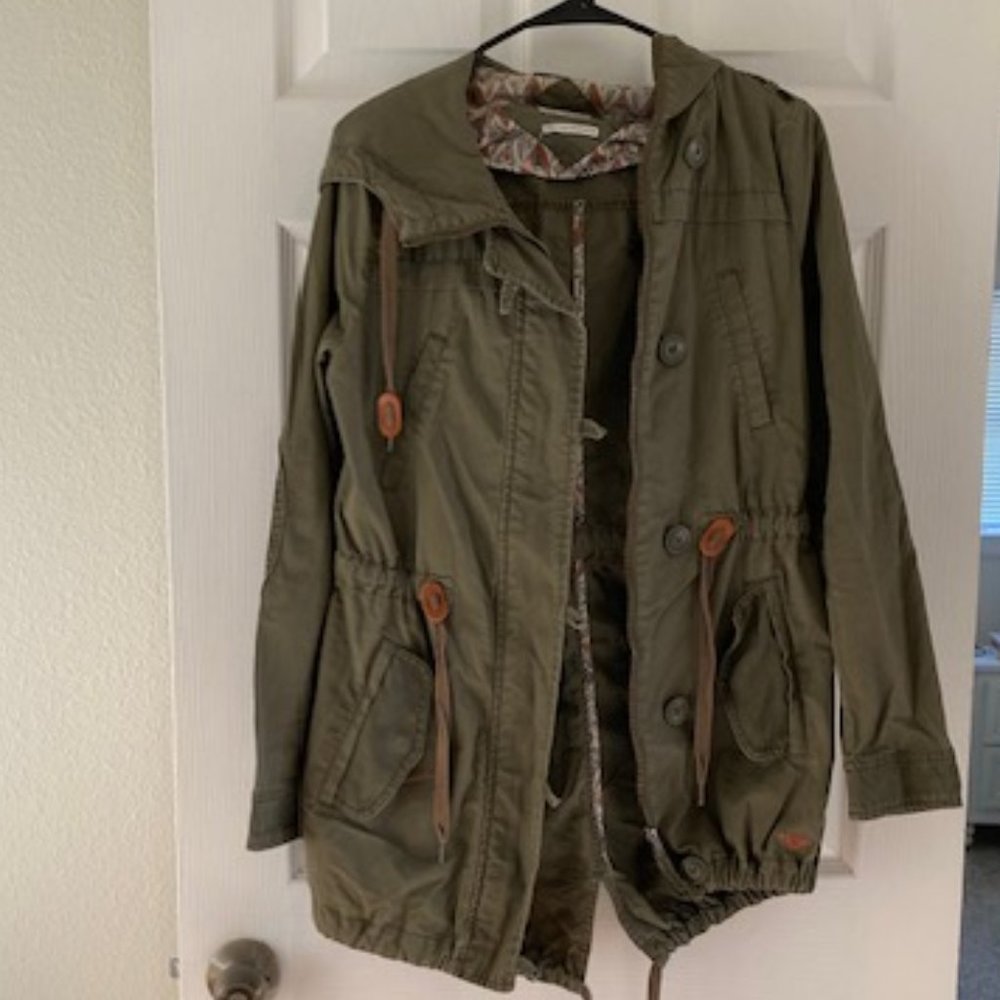 Women ClockHouse Military Green Utility Jacket  Size S